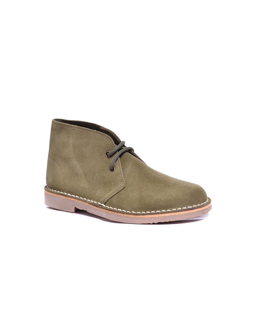 Safari Kids Lace-Up Boots Khaki