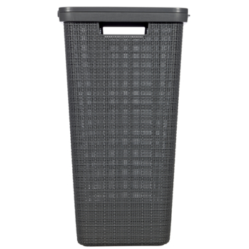 Curver Jute Wasmand met deksel 58L - Deep Shadow