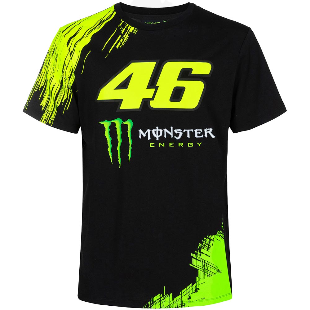 VR46 - T-shirt Monster 46 Noir / Vert