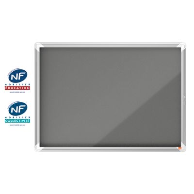 Nobo - Vitrine intérieure 8 A4 (924 x 668 mm) - cadre gris