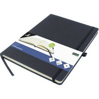 Cahier, 192 pages, A4, ligné, noir