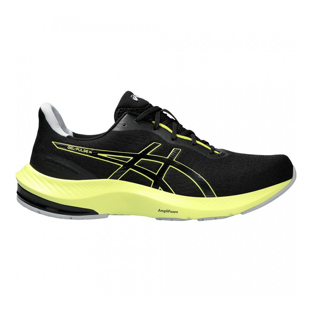 Asics GEL-PULSE 14 - Chaussures running Homme black/glow yellow