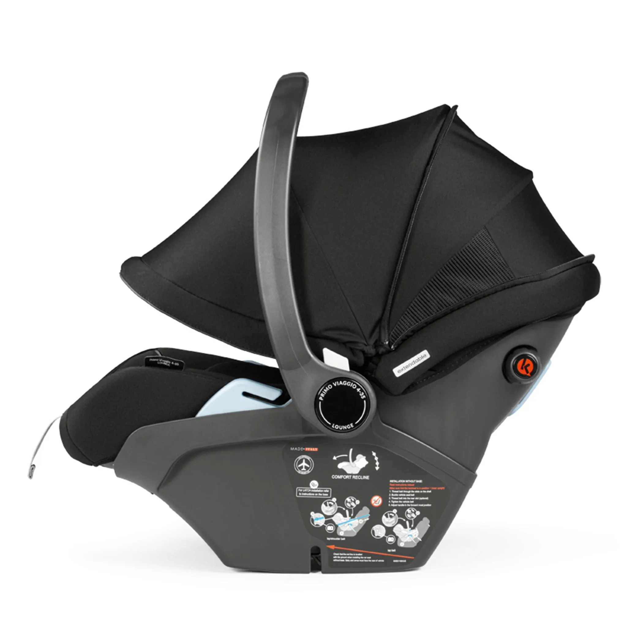 Peg Perego Siège d'Auto Primo Viaggio Lounge 4-35lb - Onyx