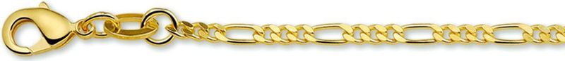 Collier - Figaro - Geel - 2,3 mm - Doubl 10/000