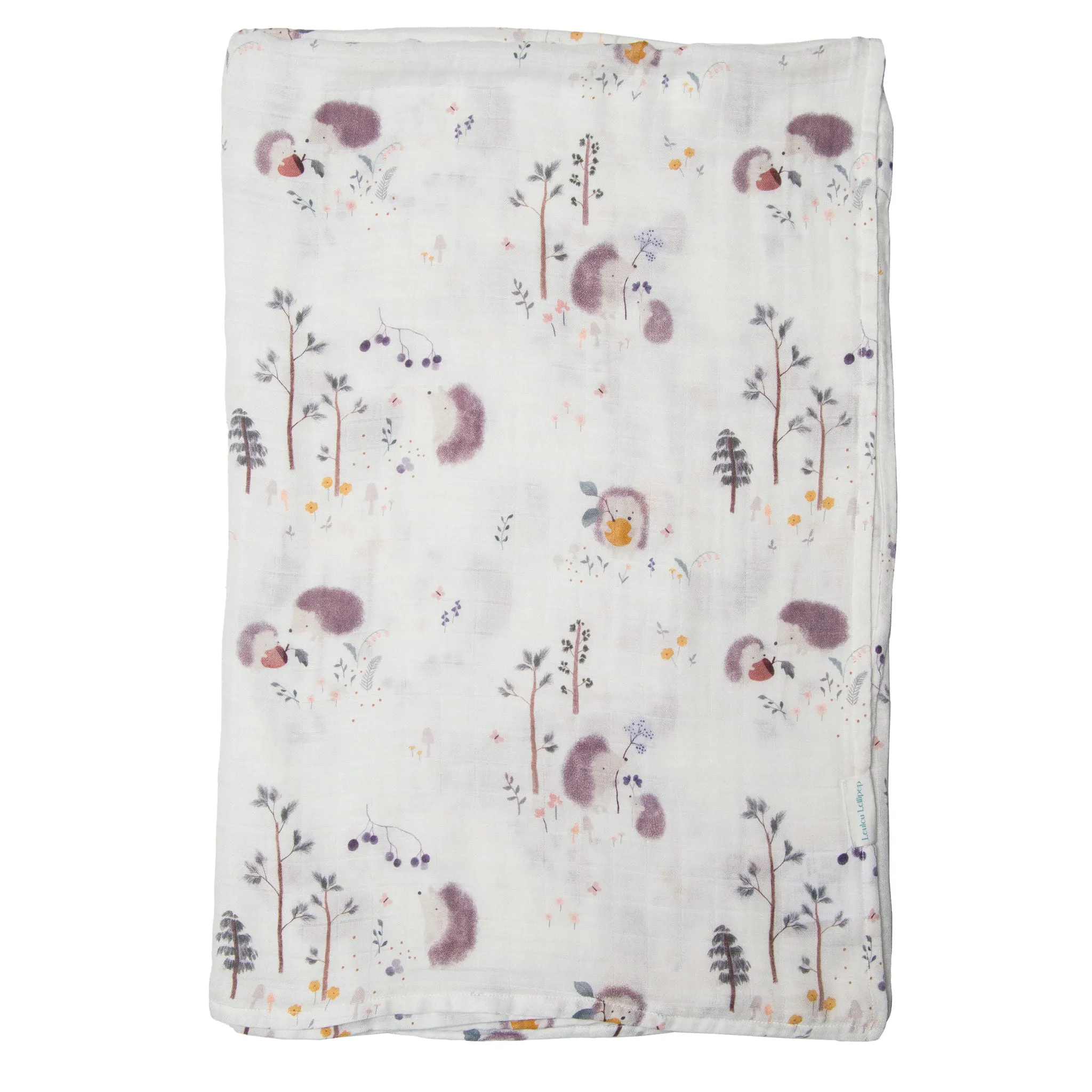 Loulou Lollipop Couverture Mousseline Bambou - Hérissons