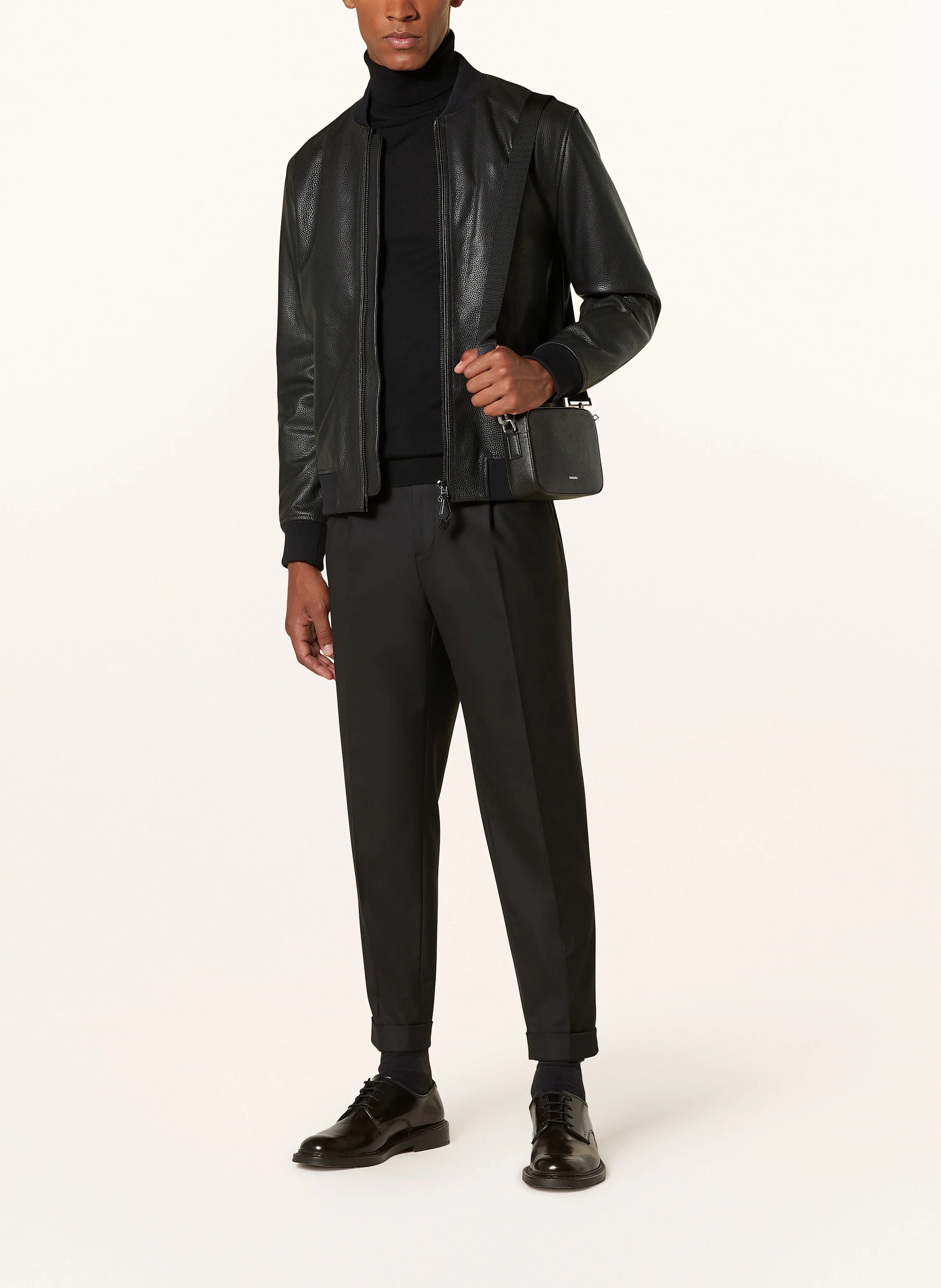 REISS Lederblouson CAST