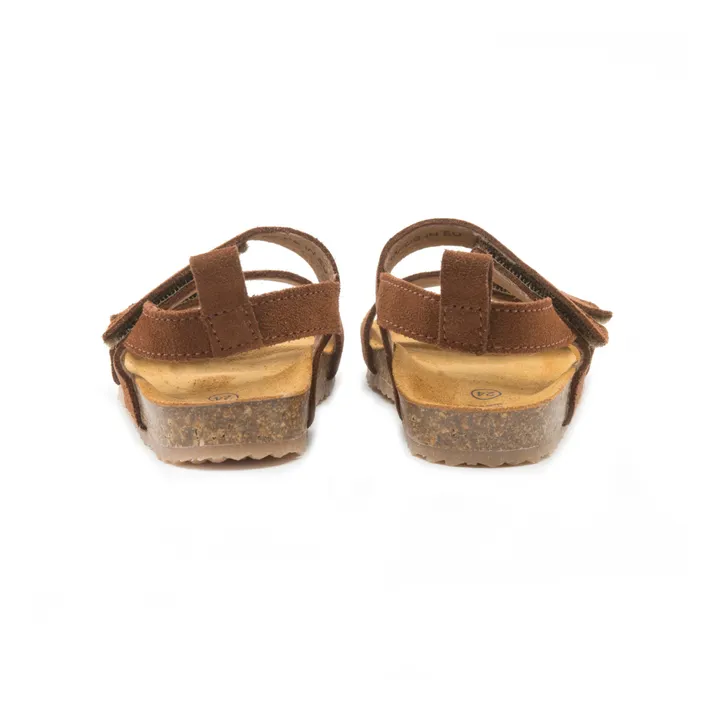 Pèpè Two Con Me - Sandales Double Scratchs | Marron