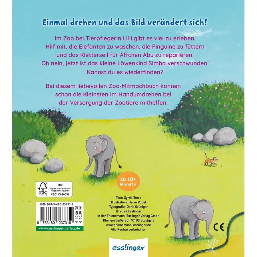Thienemann Dreh hin – Dreh her: Hilf mit im Zoo!