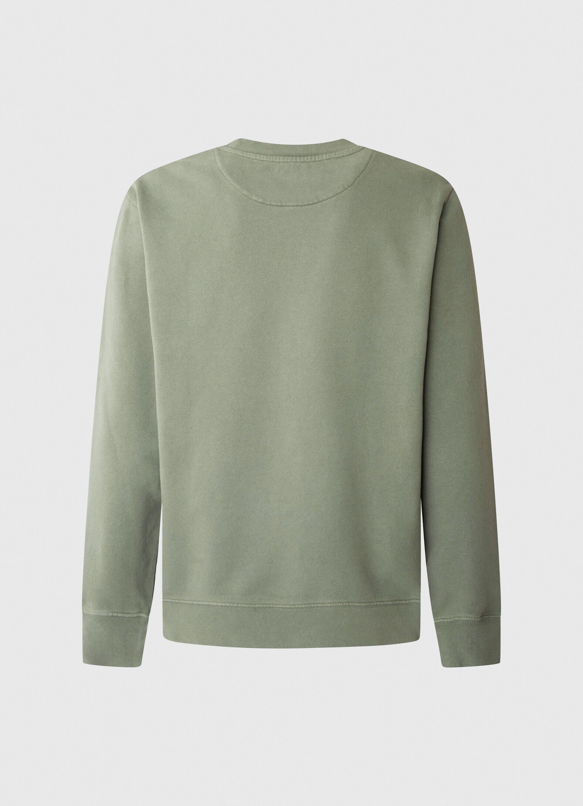 MOLETOM DE ALGODÃO COM LOGOTIPO ESTAMPADO - verde-casting