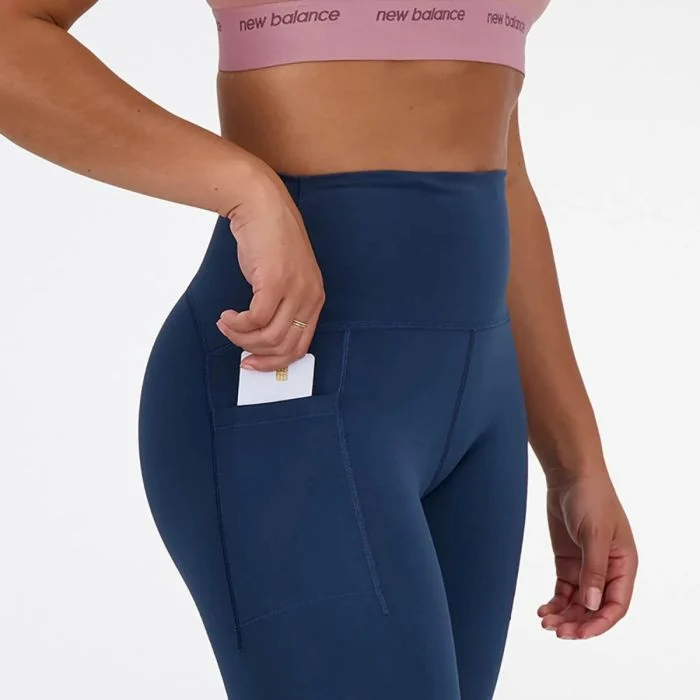 New Balance Dame Lange tights NB Sleek Pocket High Rise Legging 27