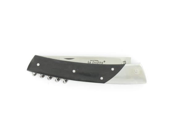 Thiers 11 cm EBENE avec tire-bouchon Couteau de Poche le Thiers par Florinox