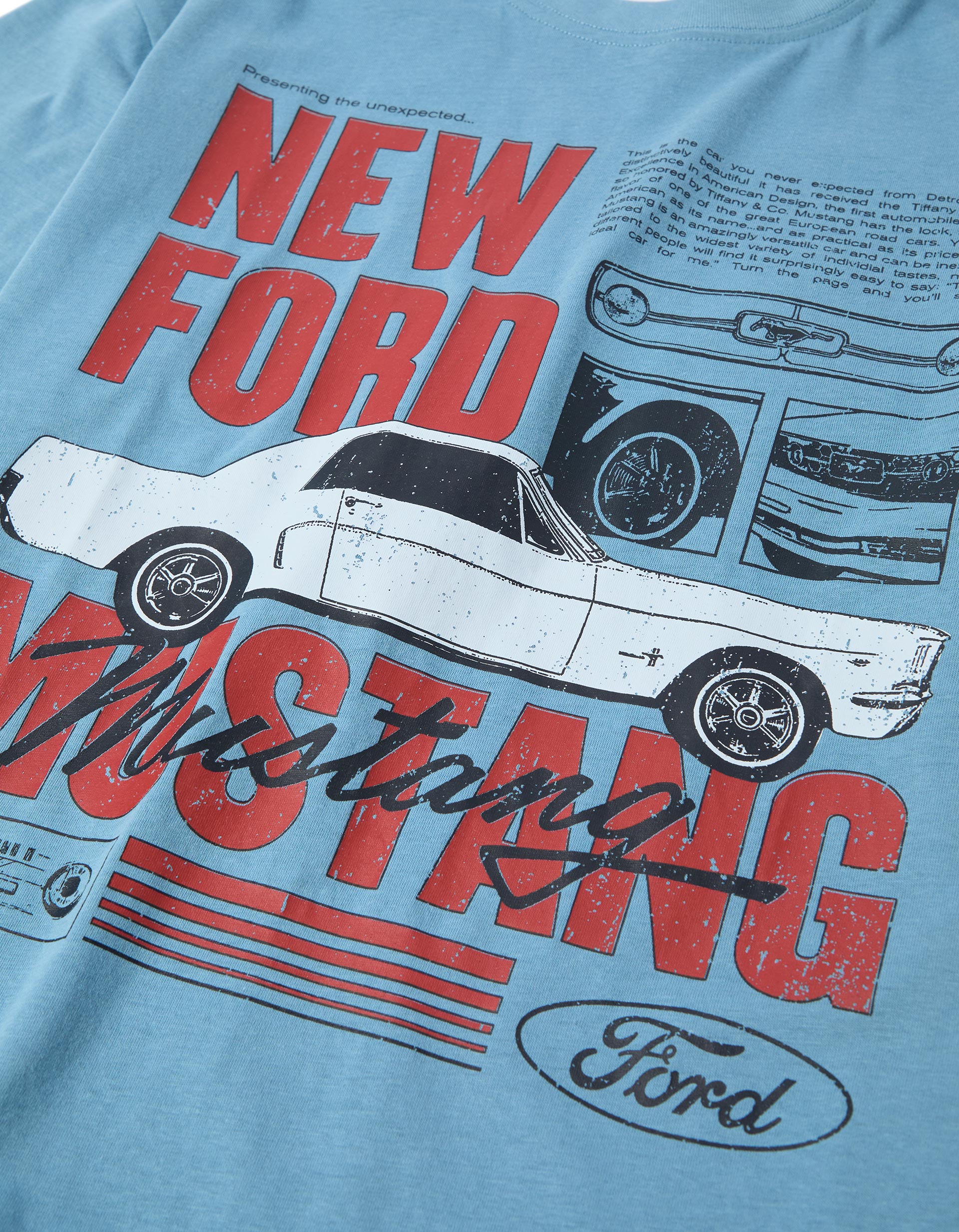 T-shirt 'Ford', Menina, Azul