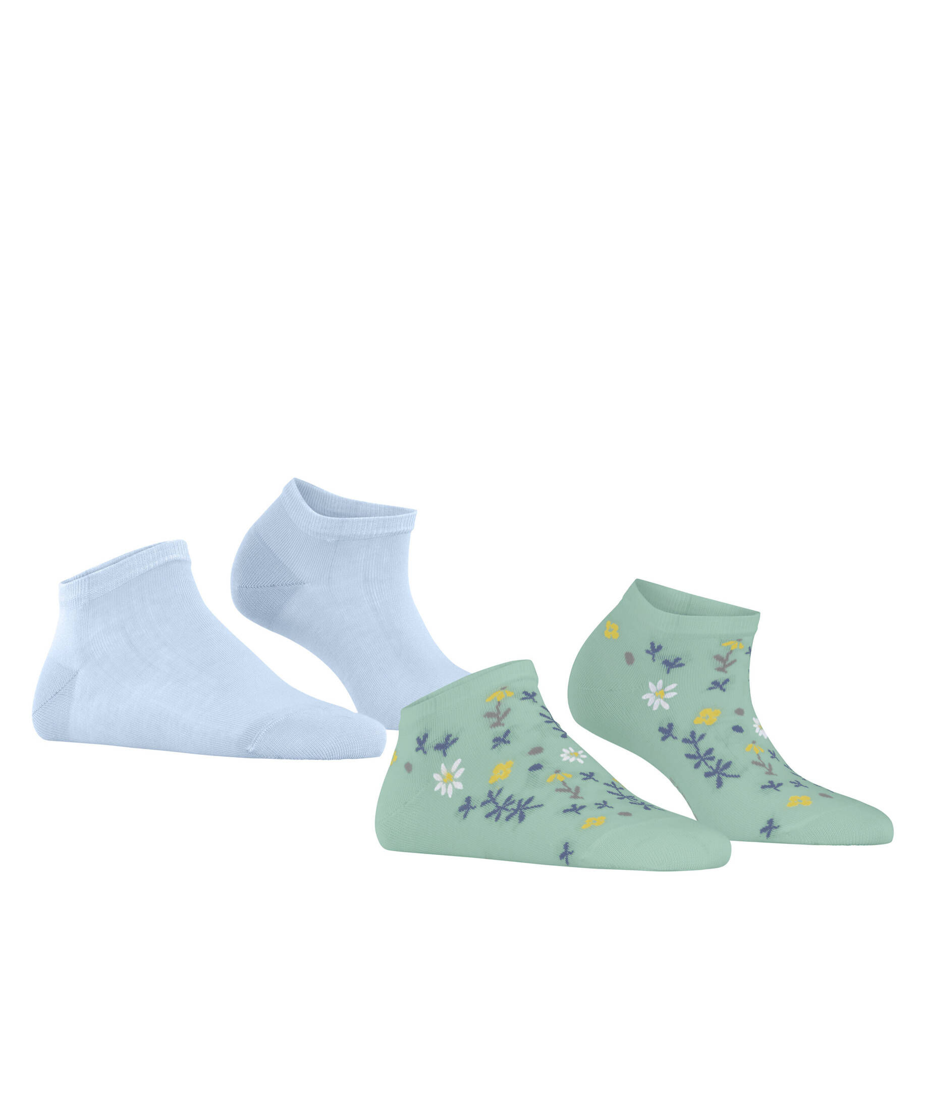 Esprit| Damen Sneakersocken Spring Flowers 2-Pack