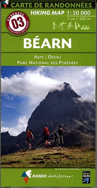 RANDO EDITIONS - 03 BEARN 1 50 000