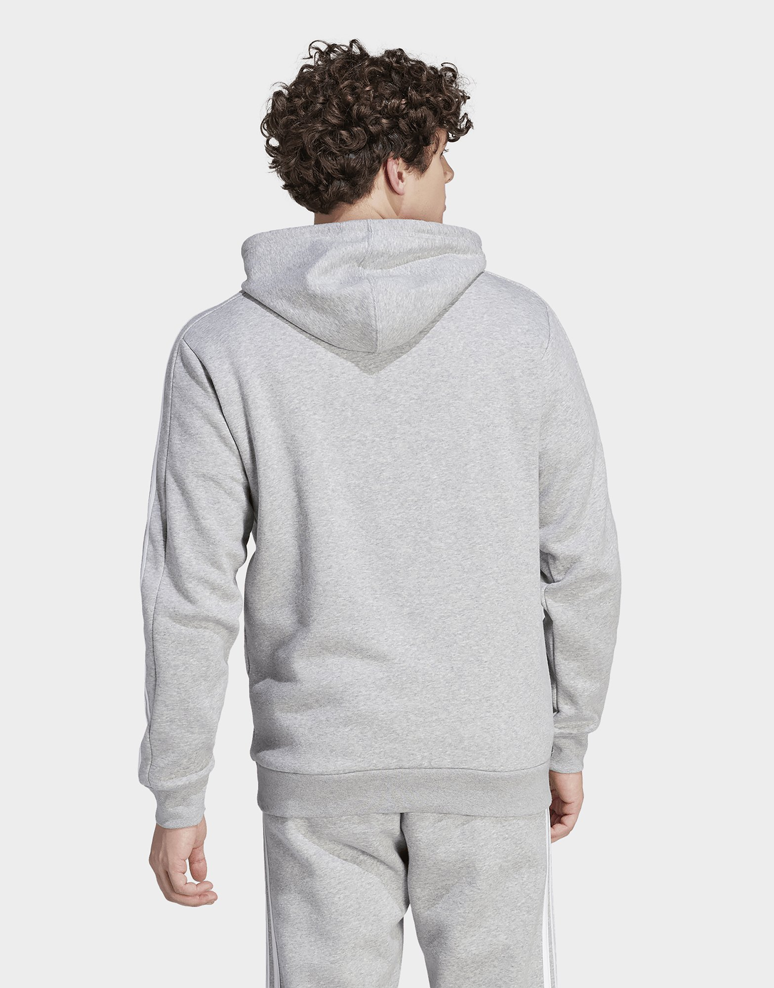 adidas Sweat-shirt à capuche en molleton à 3 bandes Essentials