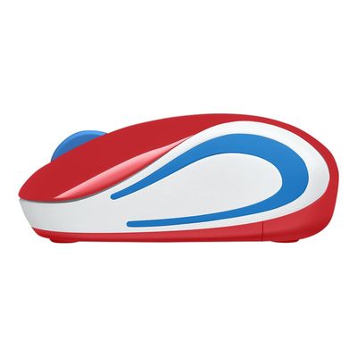 Logitech M187 - Mini souris sans fil - rouge