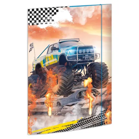 RNK Verlag Zeichenmappe aus stabilem Karton, “Monster Truck” für DIN A3