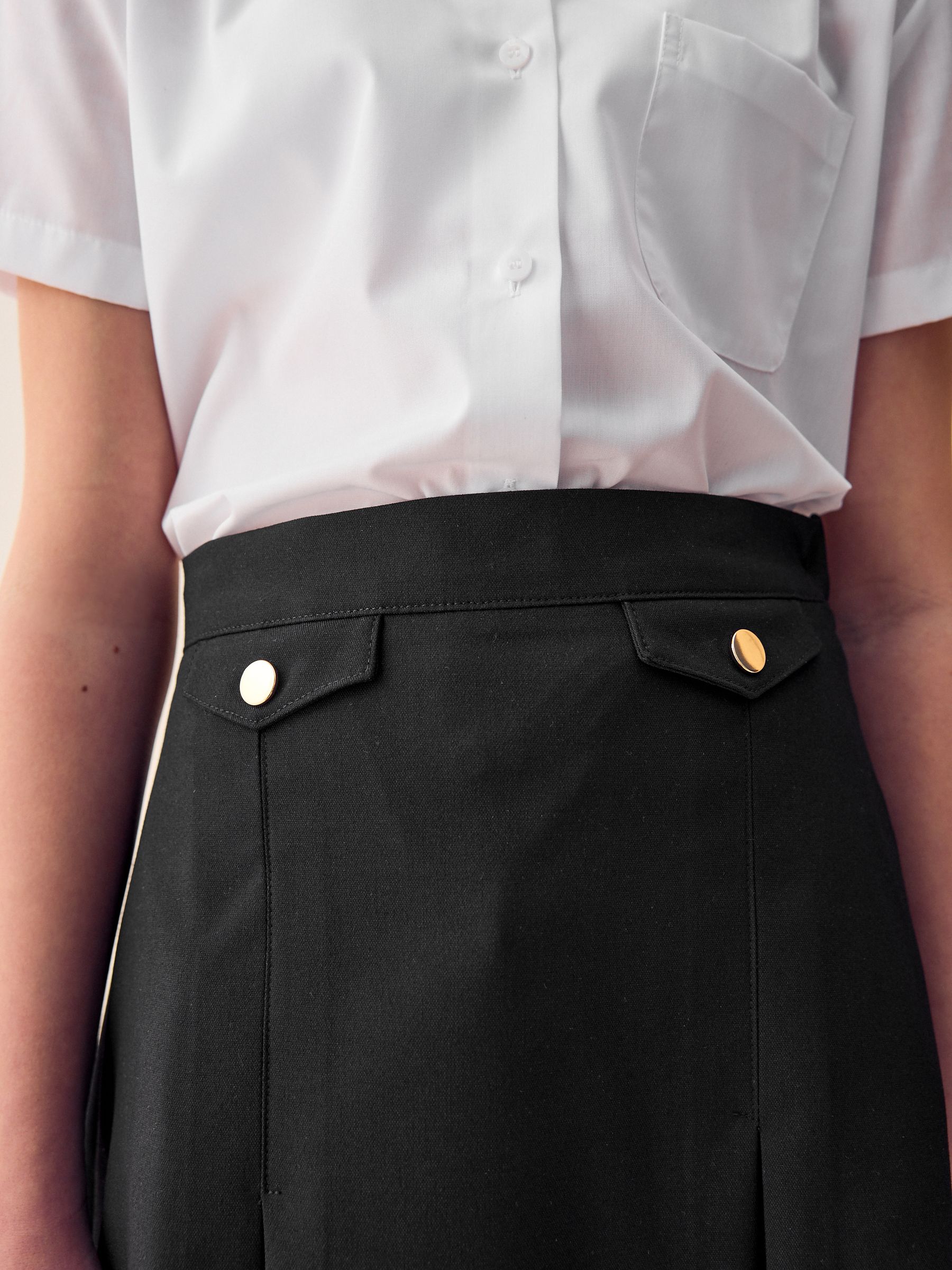 Zwart - Seniorrok voor school (9 - 17 jr)
