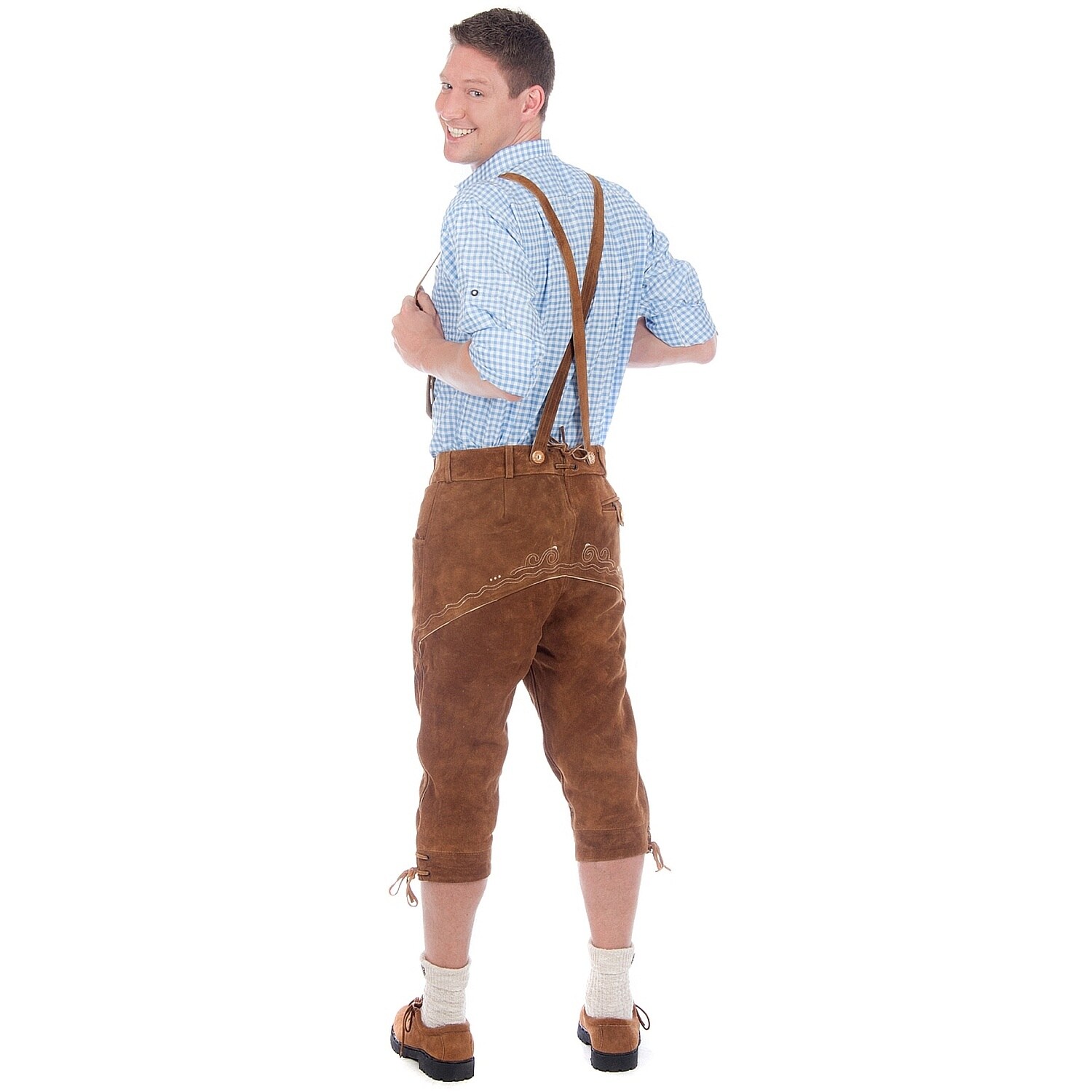 Trachtenlederhose Kniebundhose