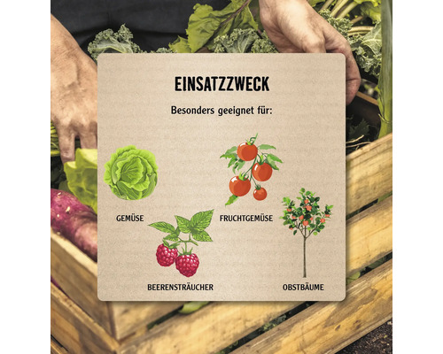 FloraSelf Nature turfvrije potgrond voor groente en fruit met biochar, 20 L