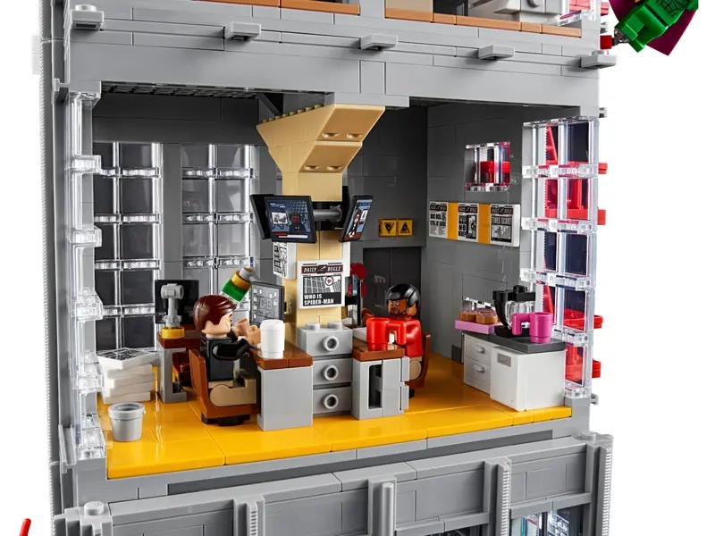 (3789-tlg. Set) Marvel Klemmbausteine Spielzeug Spider-Man Modell Bausatz (76178) Lizenziert - Daily Bugle