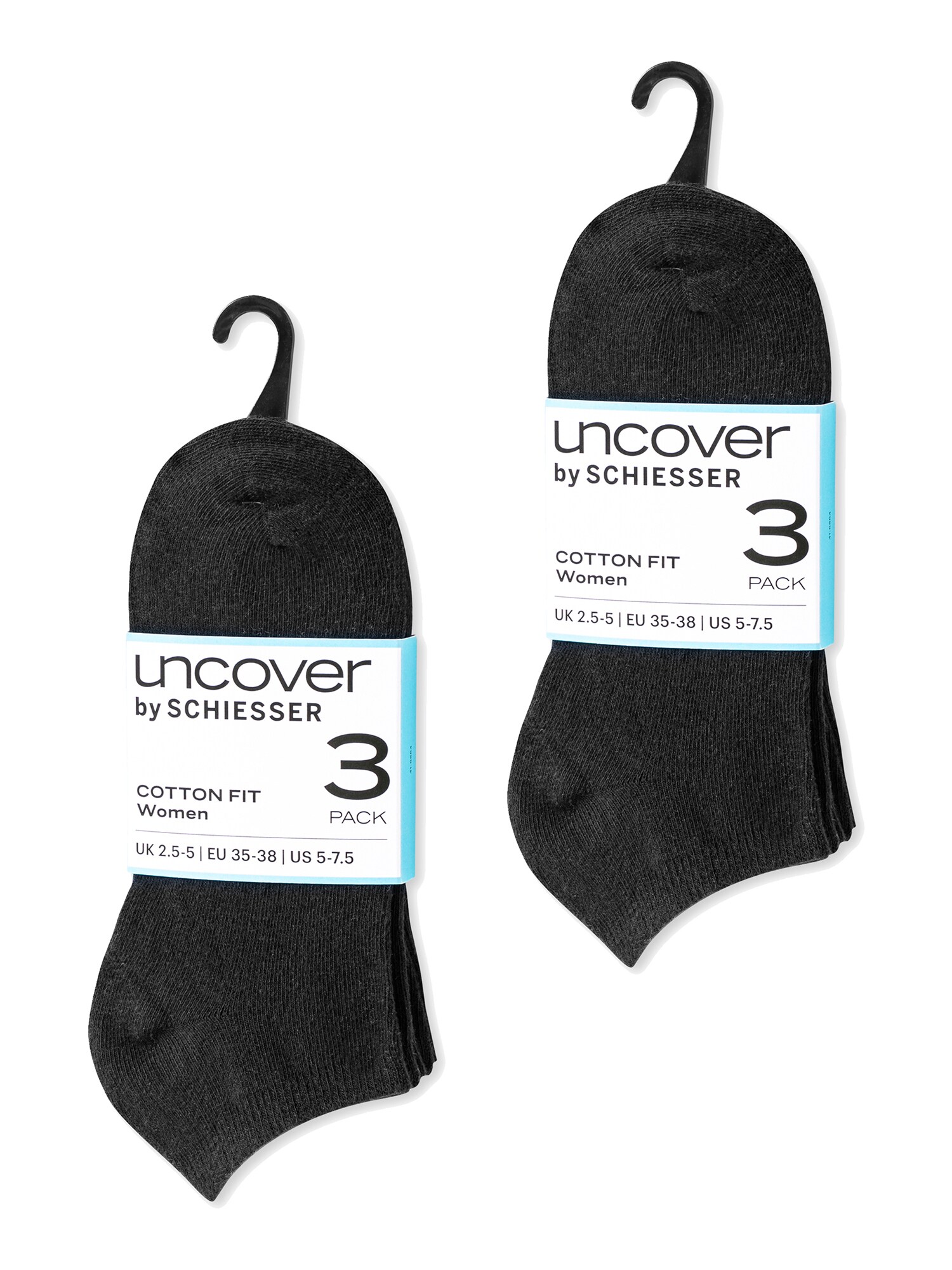 Schiesser Damen Sneakersocken Uncover 6er Pack