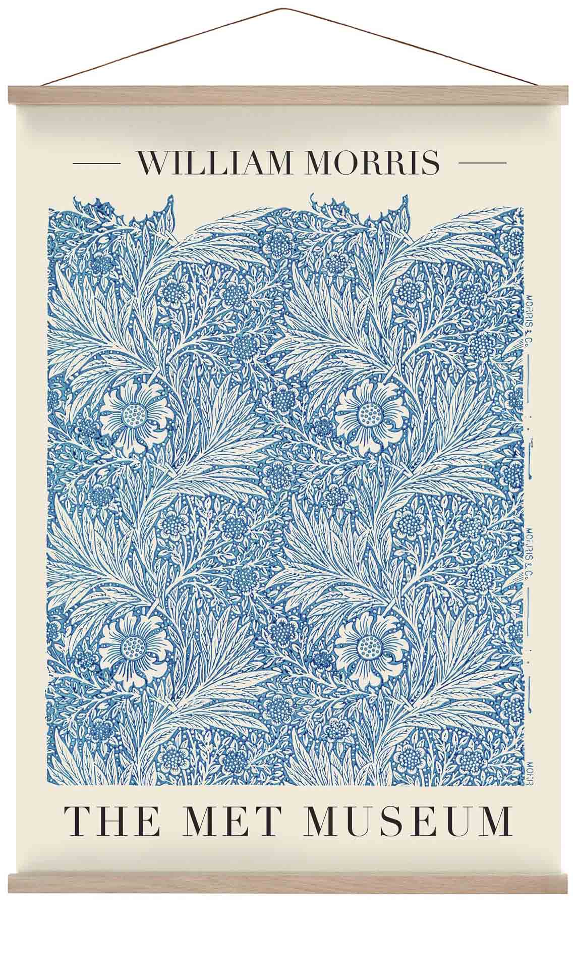 William Morris Blue Marigold Kunstausstellung