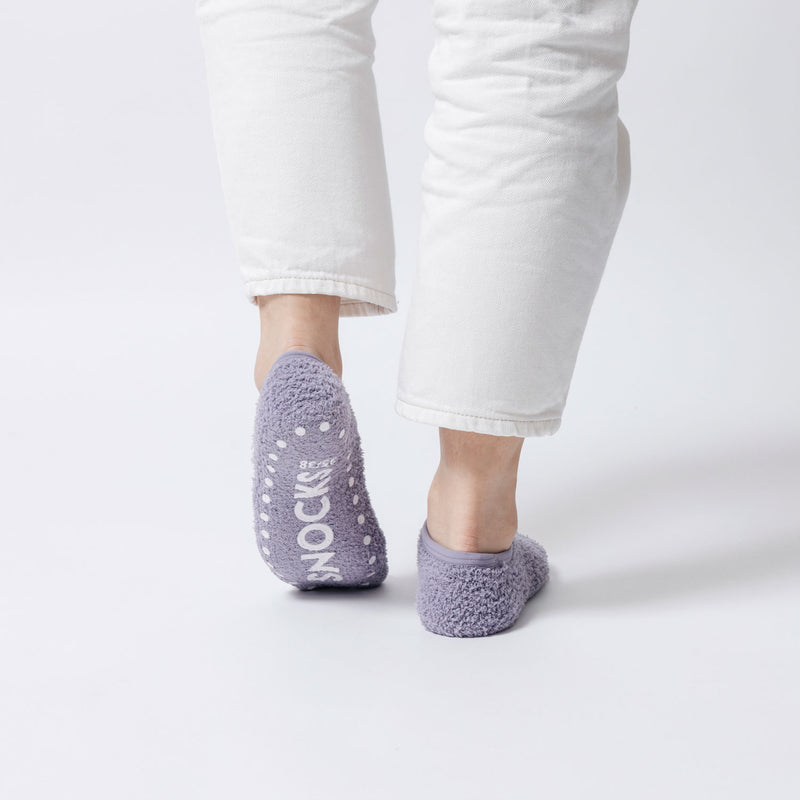 Fluffy Füßlinge für Herren & Damen Schwarz