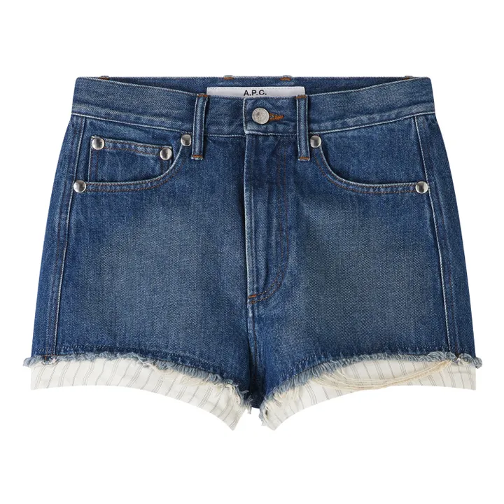 A.P.C. Collaboration A.P.C. x Natacha Ramsay Levi - Short Versailles Coton Bio | Bleu indigo