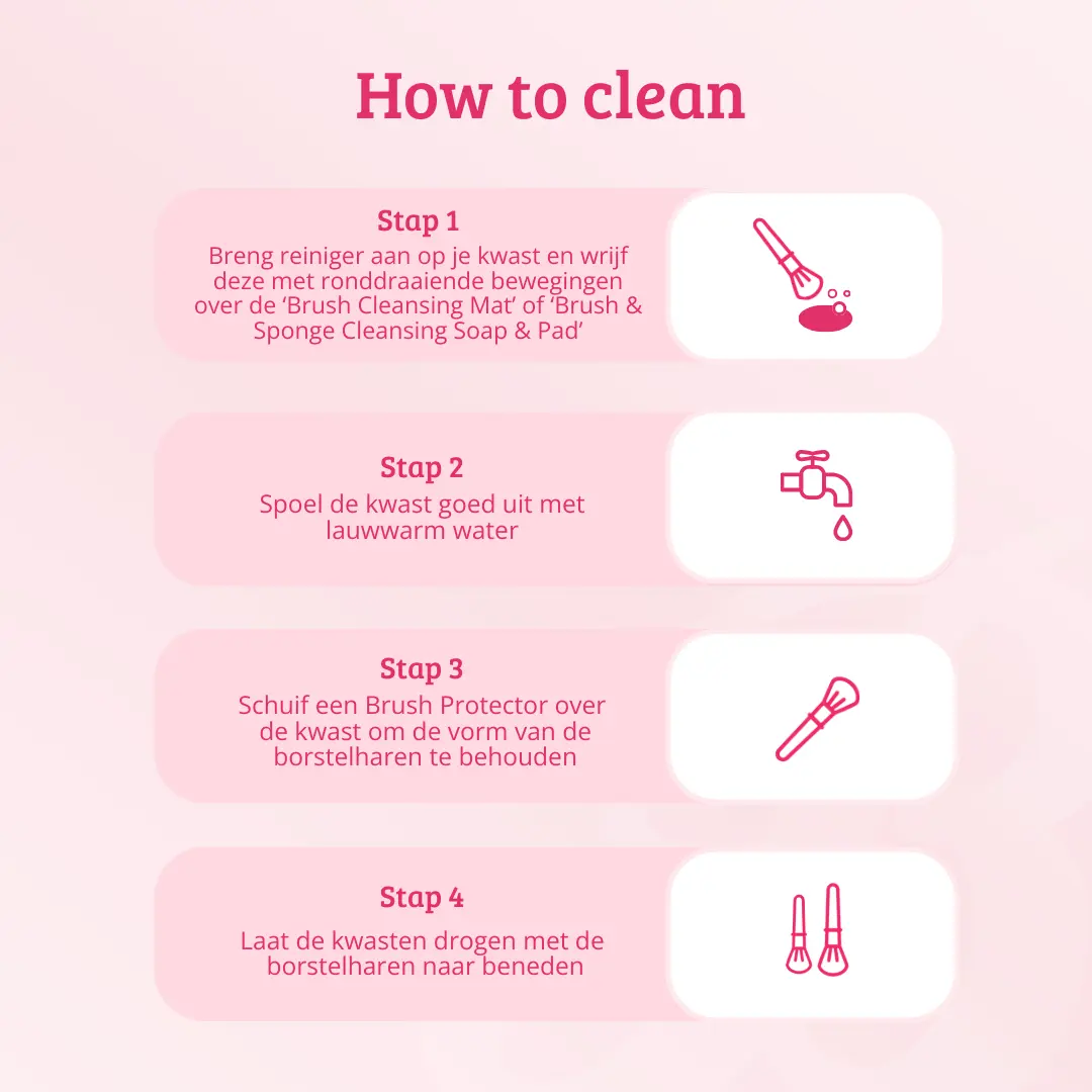 Soft Pink & Gold Crease Blender Brush