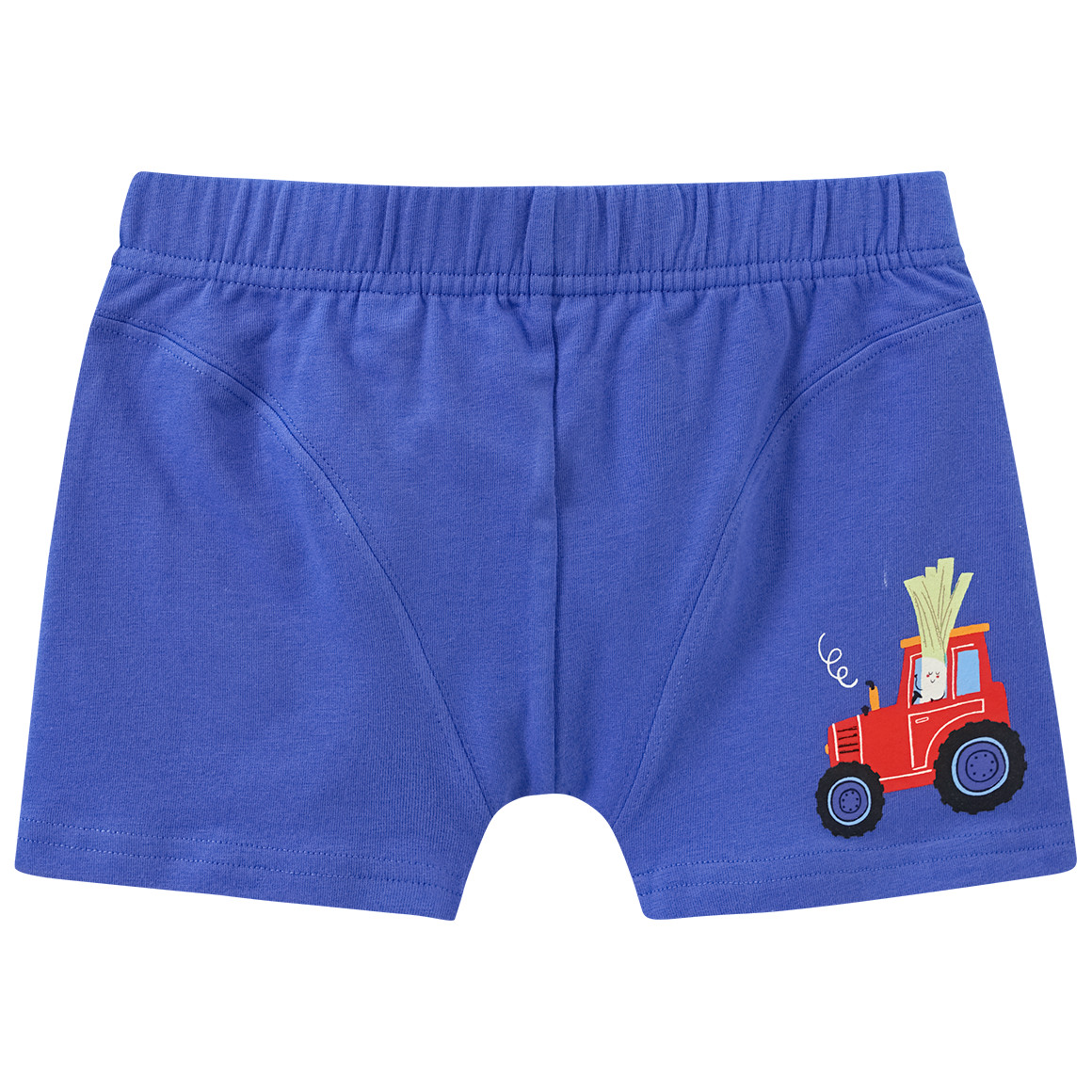 Topolino 5 Jungen Boxer mit Bauernhof-Motiven dunkelblau / hellblau / blau