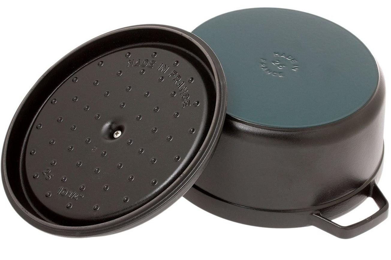 Staub braadpan - cocotte 26cm, 5,2L, zwart