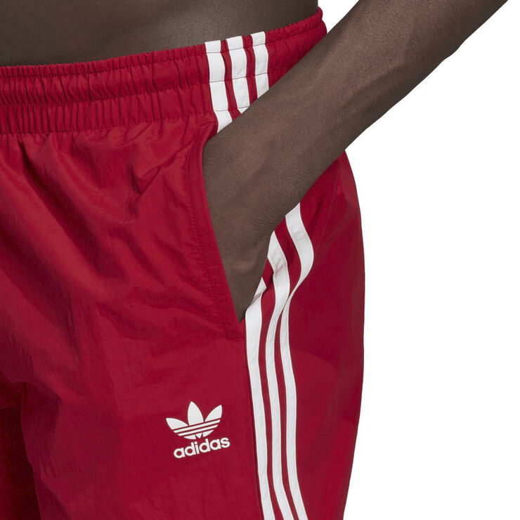 adidas 3-stripe swim shorts Red