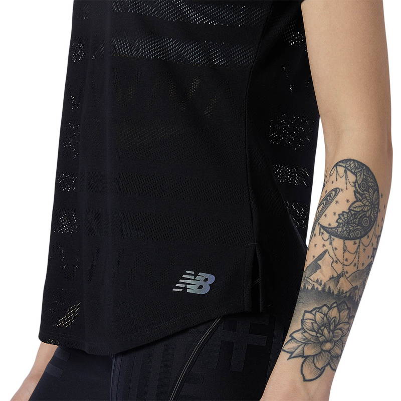New Balance Q Speed Jacquard Løbe T-shirt Dame