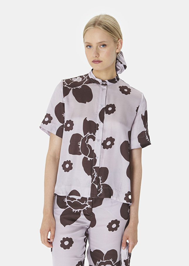 Chemise Caminviolette imprimée fleuri