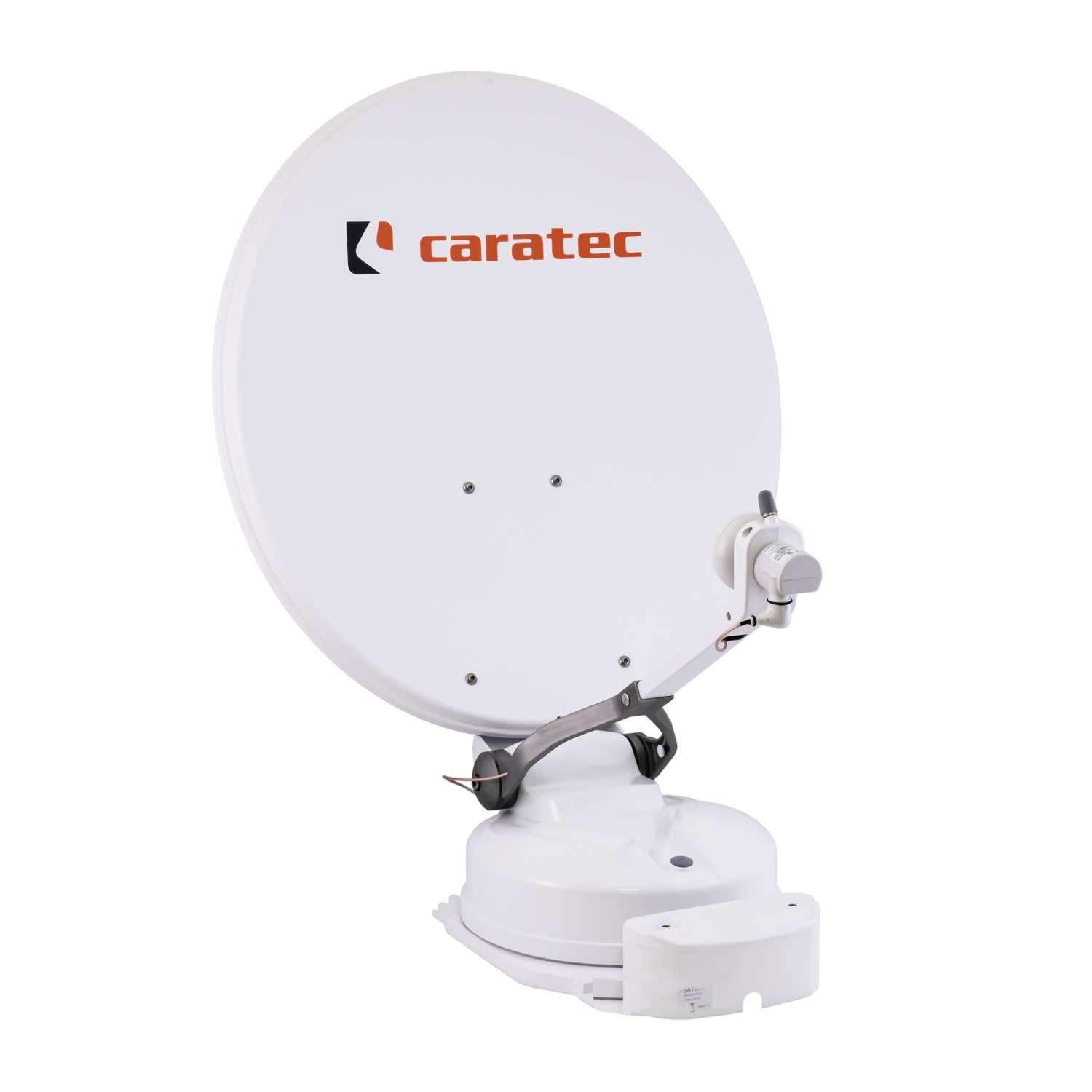 Caratec Smart D Sat Antenne CASAT600S Twin LNB ready 60 cm weiß