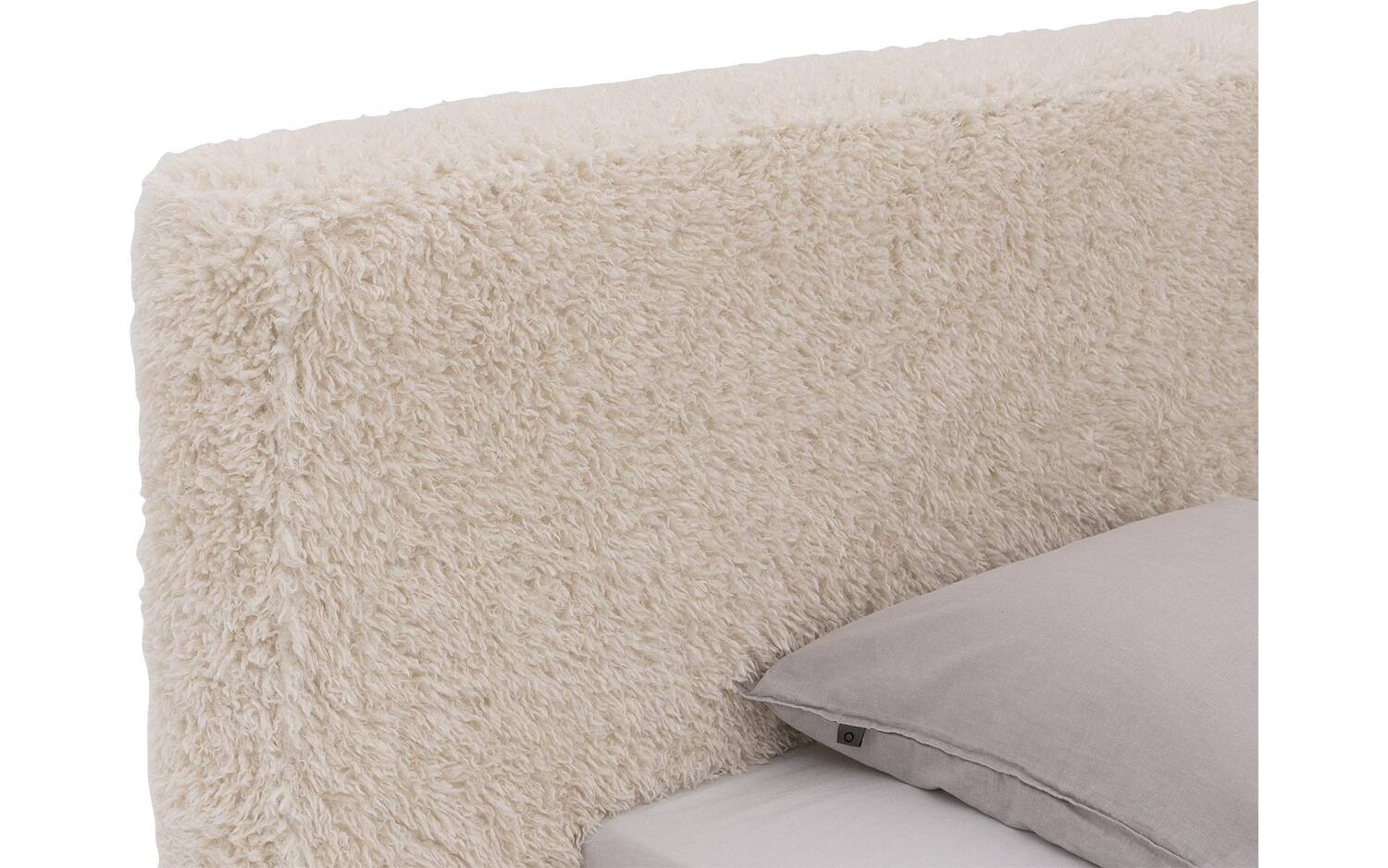 Goossens Bedframe Switch - 180 x 200 - Doodle cream 02 - Bouclé