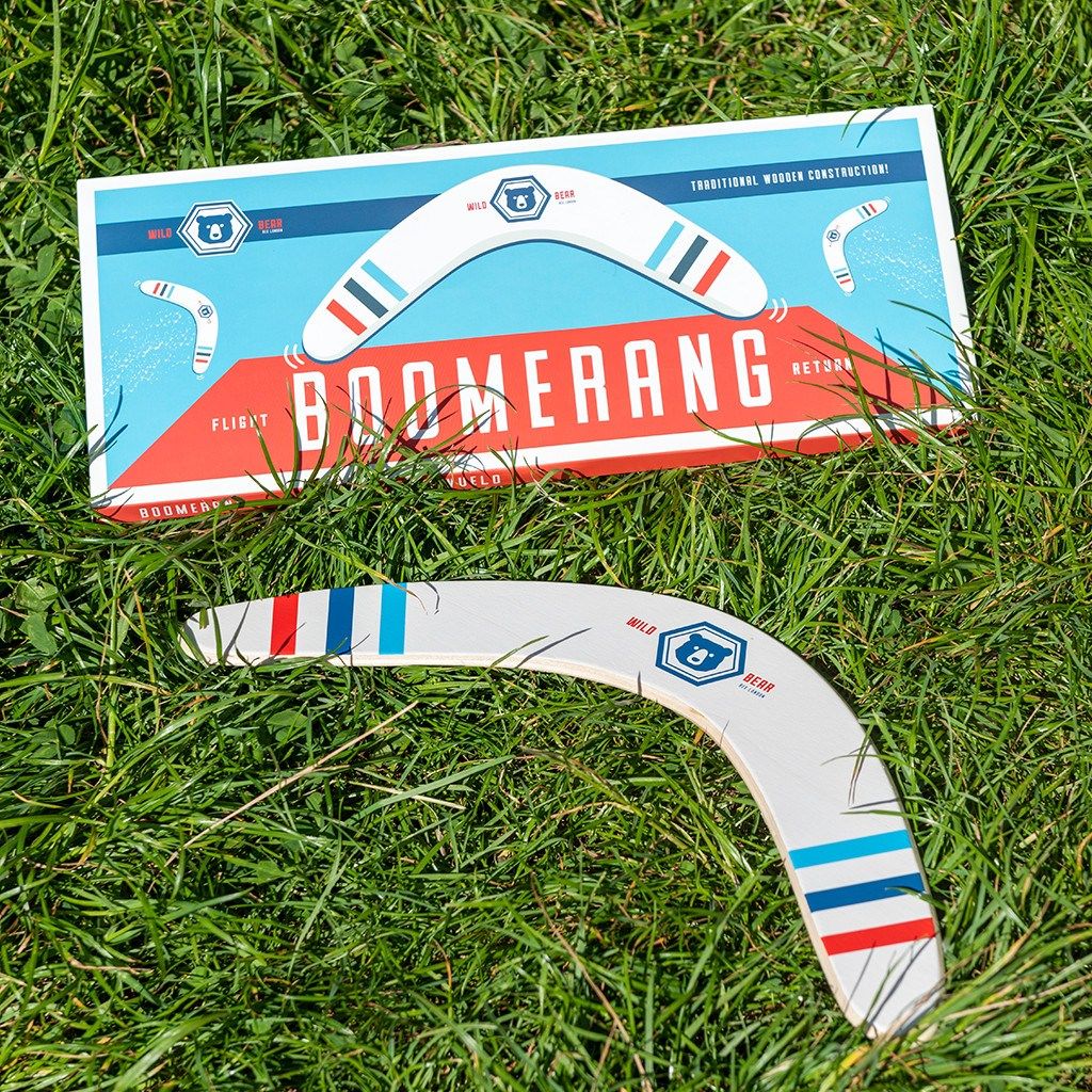 Boomerang en bois Rex London