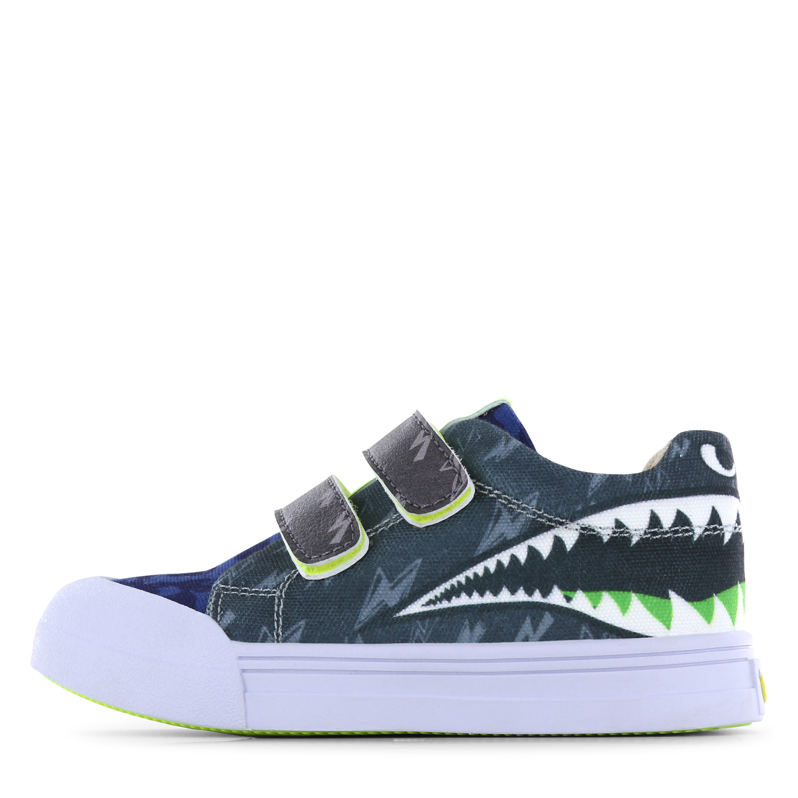 Go Bananas sneaker klittenband – Shark Canvas | Jongens schoenen