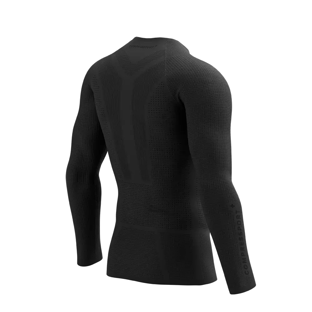 Compressport On/Off Thermoshirt Lange Mouwen Zwart Heren