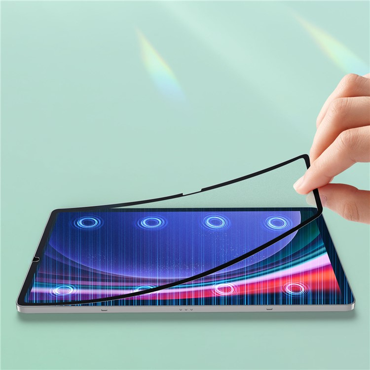 Samsung Galaxy Tab S9  Plus / S8  Plus / S7  Plus / S7 FE Papier-Textur Paper-Feel Vollbild Display Schutzfolie Wiederverwendbar
