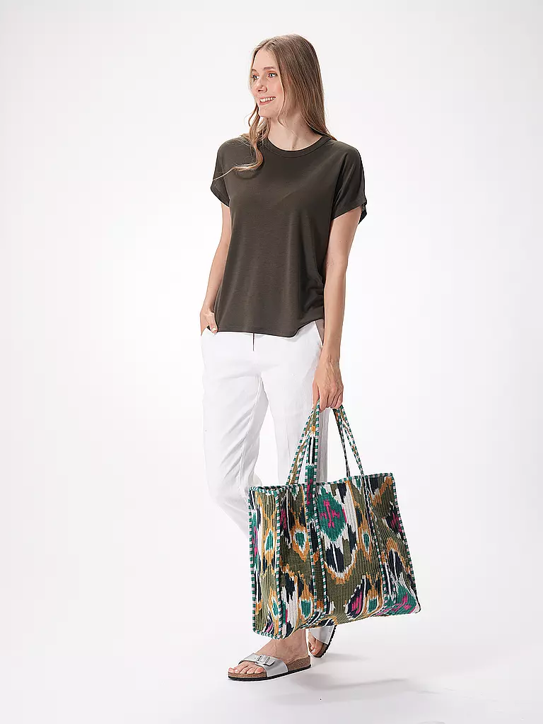 CONSCIOUS YOGA COLLECTIVE Tasche - Shopper VELVET IKAT SHOPPER grün