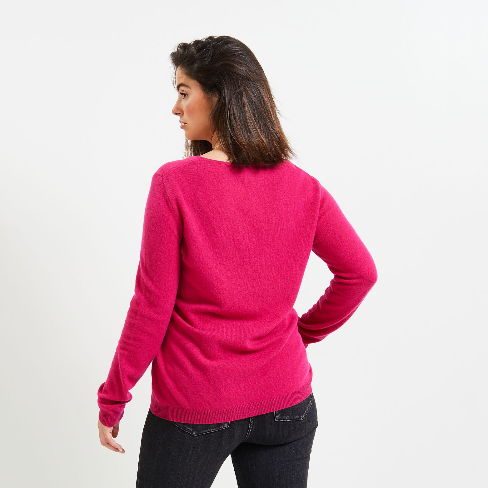 Pull laine et cachemire femme