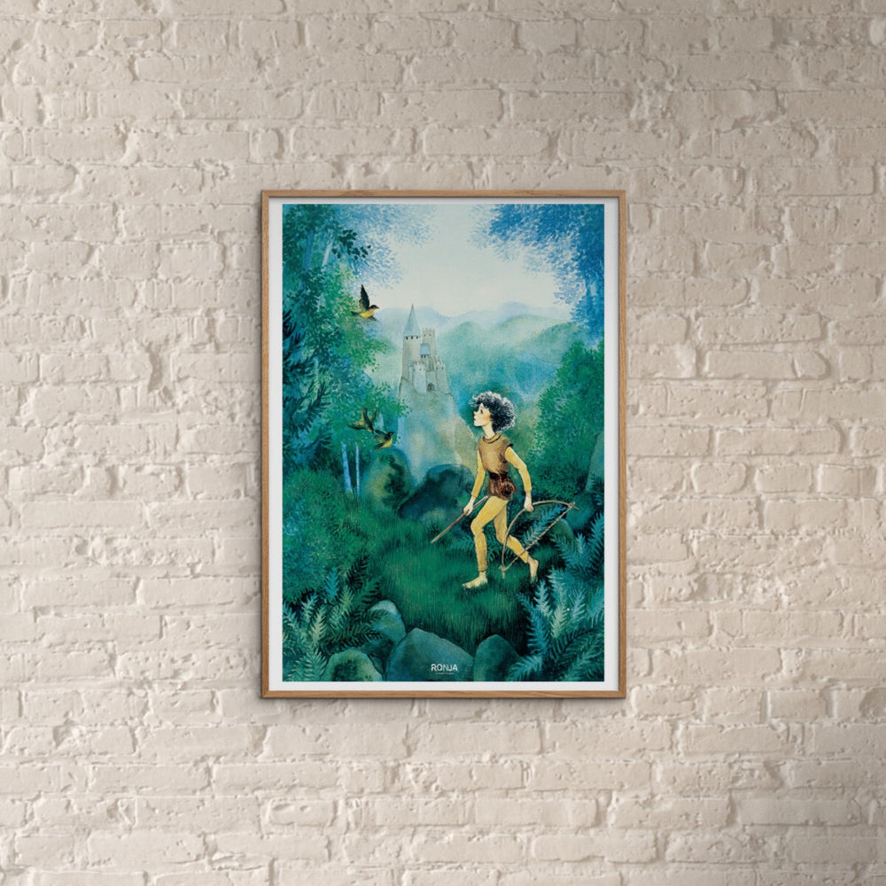 Køb Poster & Frame Astrid Lindgren - In The Woods - Ronja The Robbers Daughter
