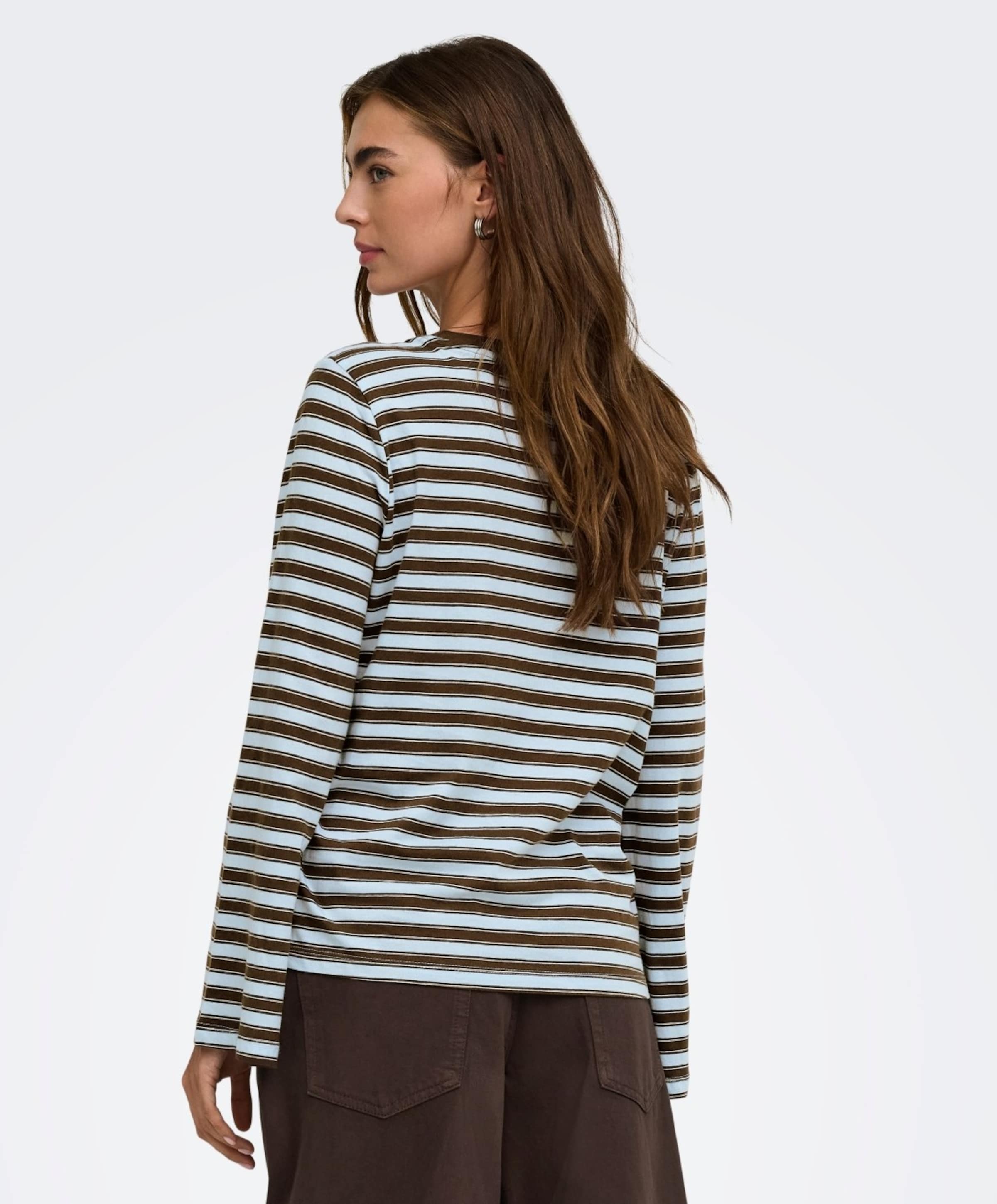 Only Dames longsleeve blauw