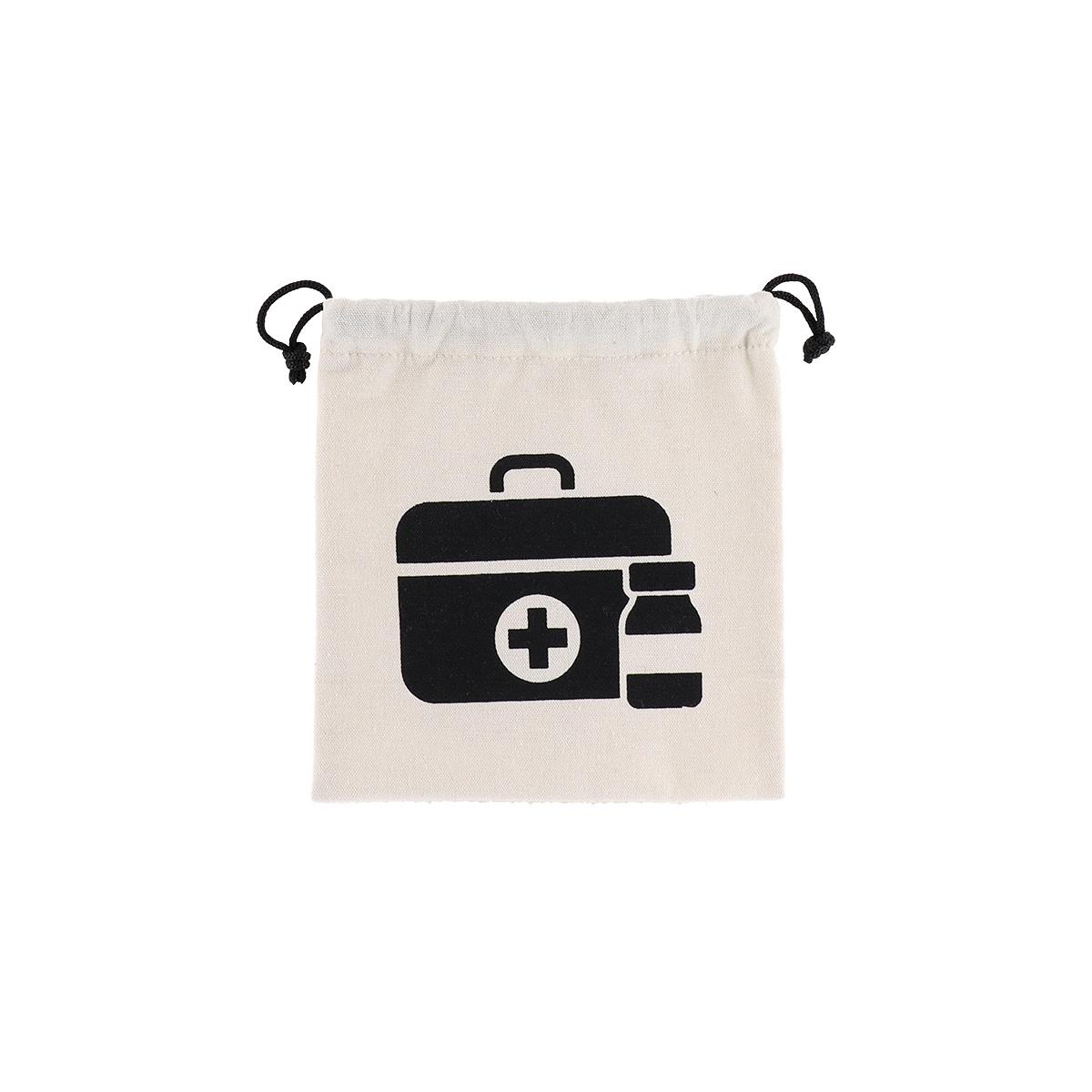 SAC MEDICAMENTS VOYAGE IMPRIME NATUREL