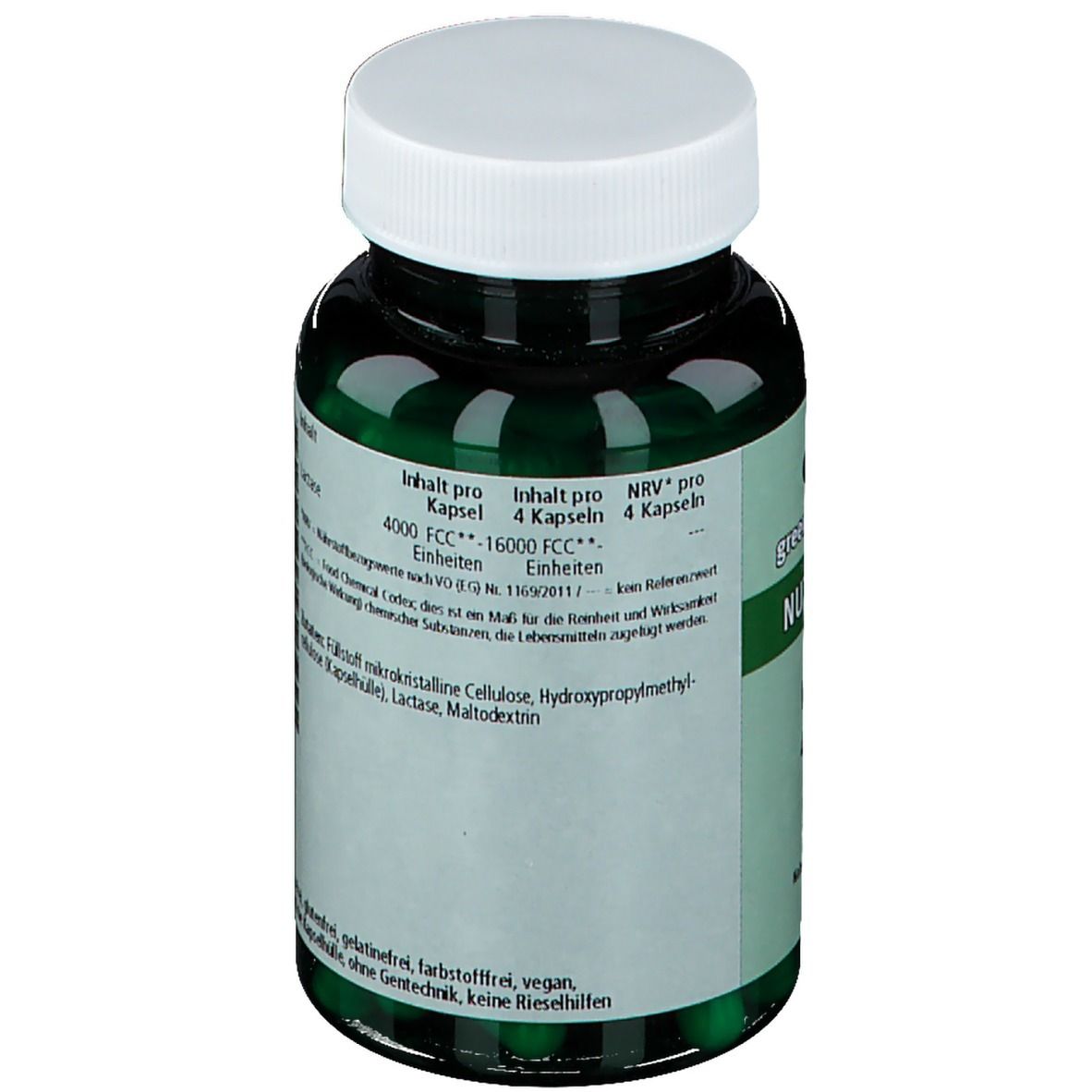 green line NUTRITHEKE Laktase 4000 FCC