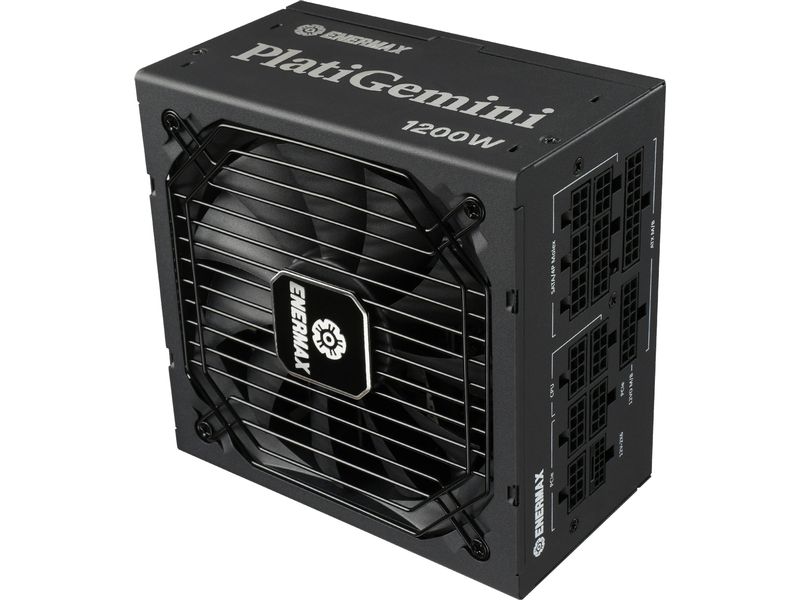 Enermax Netzteil PlatiGemini 1200 W Vollmodulares ATX-Netzteil mit 1200 W Leistung und 80 Plus Gold Zertifizierung