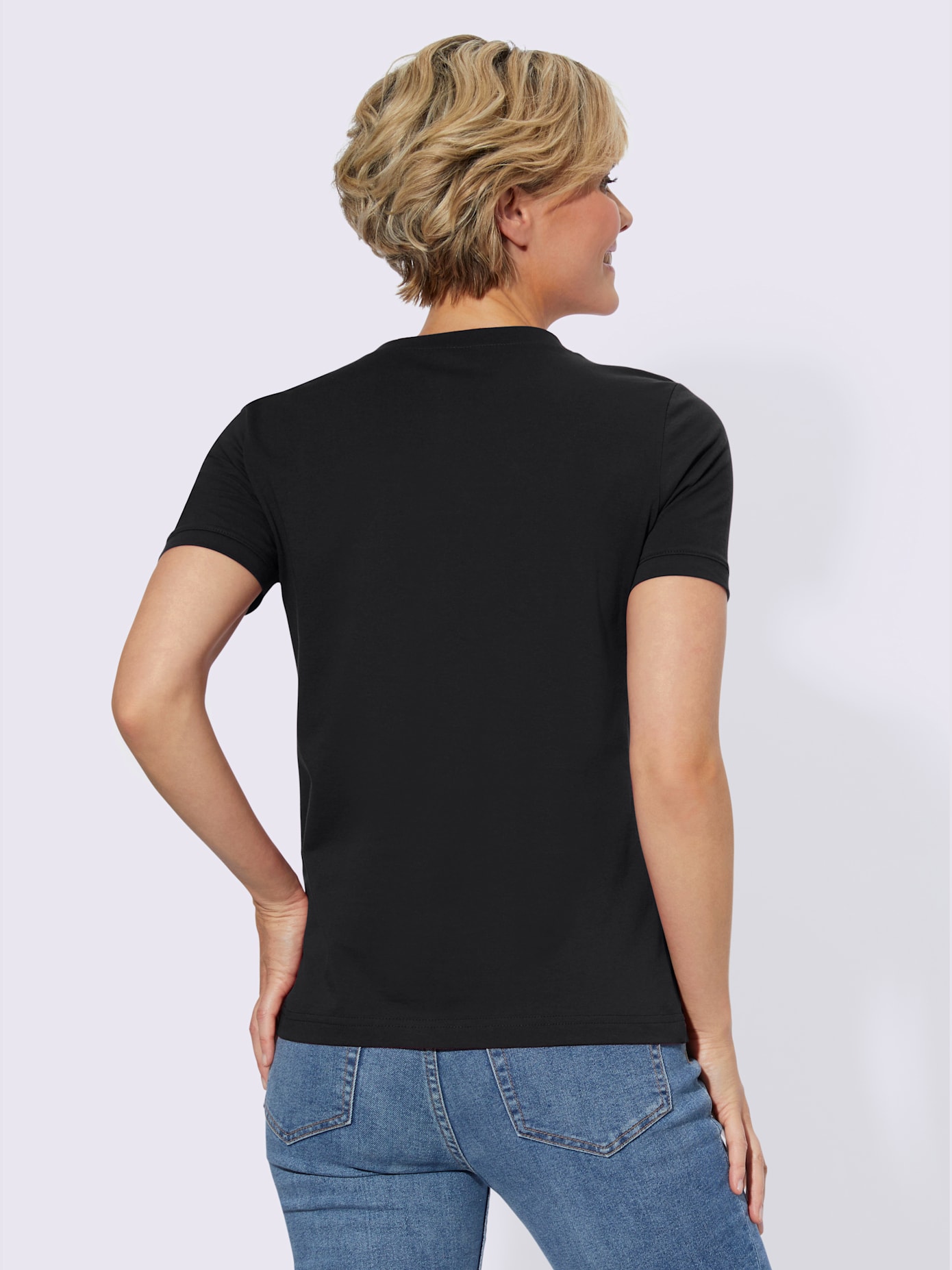 T-shirt à manches courtes pur coton