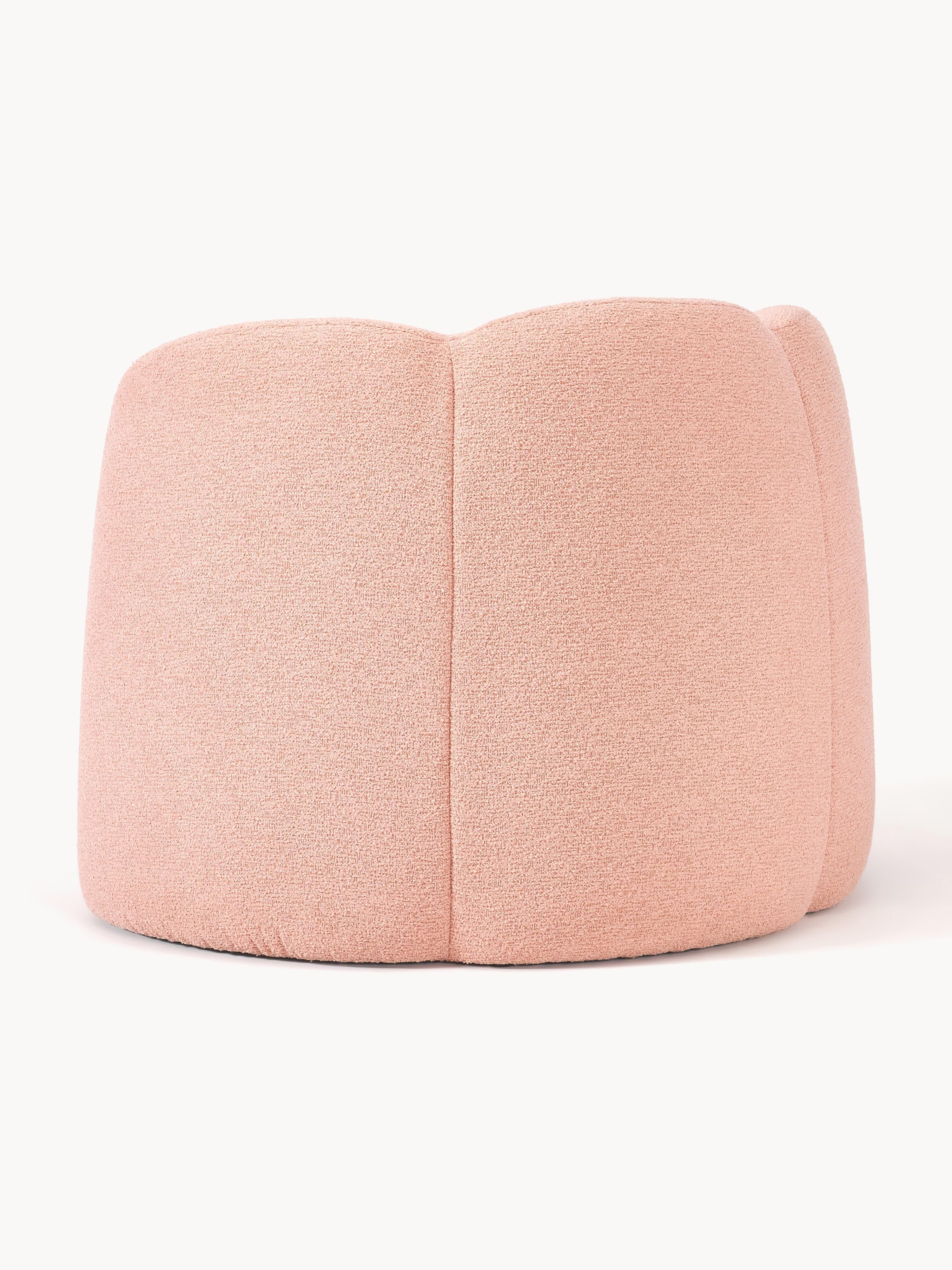 Bouclé loungefauteuil Fleur